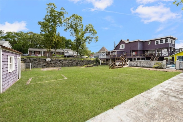 204 Reservoir Ave, Lincoln, RI 02865 - view of yard featuring stairs