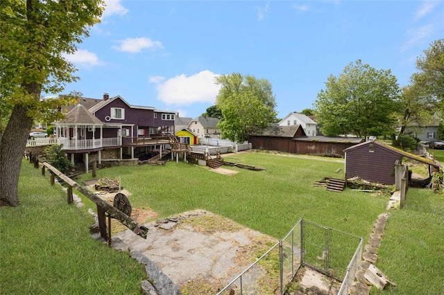 204 Reservoir Ave, Lincoln, RI 02865 - view of yard with a wooden deck