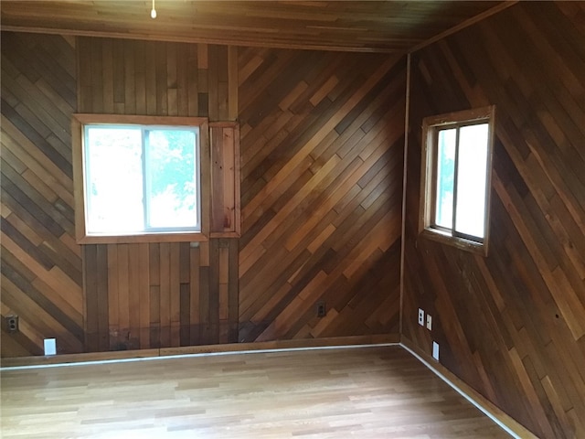 2073 Plainfield Pike, Johnston, RI 02919 - spare room featuring wood walls and wood finished floors