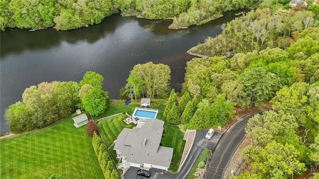 196 Stillwater Rd, Smithfield, RI 02917 - aerial view of property and surrounding area with a large body of water