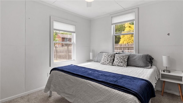 21 Meadowrue Trl, Narragansett, RI 02874 - bedroom with ornamental molding, carpet flooring, multiple windows, and baseboards