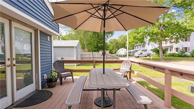 21 Meadowrue Trl, Narragansett, RI 02874 - wooden terrace with a residential view