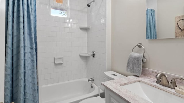 21 Meadowrue Trl, Narragansett, RI 02874 - full bath featuring toilet, vanity, and shower / tub combo with curtain