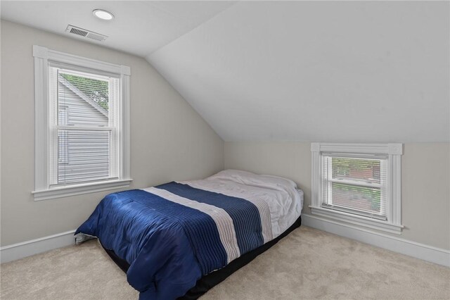36 Ruth Ave, East Providence, RI 02916 - bedroom with carpet, vaulted ceiling, and baseboards