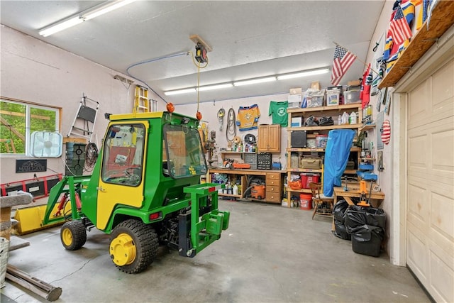 101 Huckleberry Rd, North Kingstown, RI 02852 - garage with a workshop area