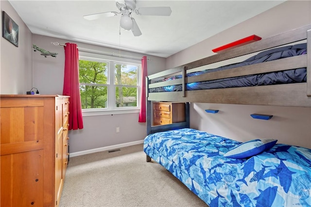 101 Huckleberry Rd, North Kingstown, RI 02852 - bedroom featuring carpet floors, baseboards, and ceiling fan