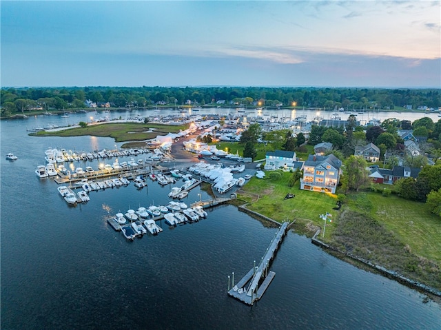 22 Tyler Point Rd, Barrington, RI 02806 - aerial view of property's location with a nearby body of water