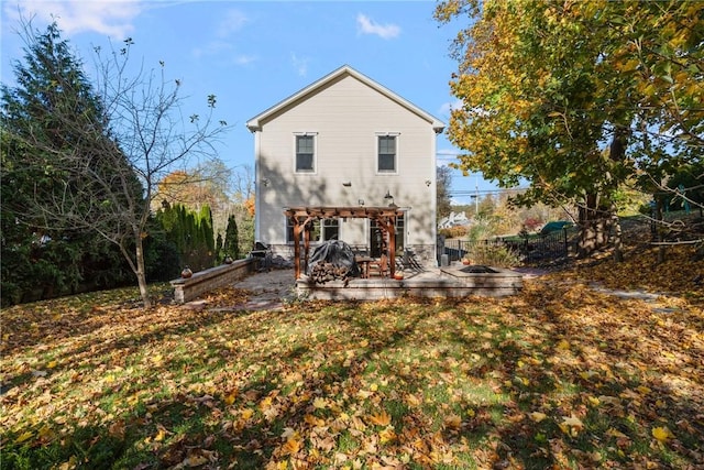 85 Frigate St, Jamestown, RI 02832 - back of house featuring a fenced backyard and a patio