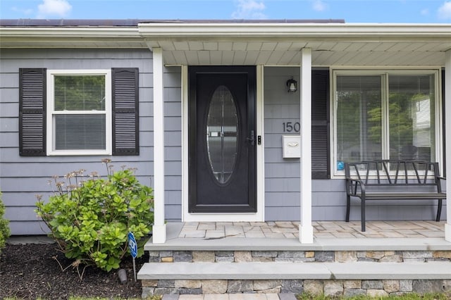 150 Memorial Dr, Pawtucket, RI 02860 - property entrance featuring a porch