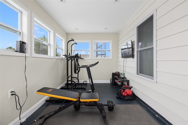 150 Memorial Dr, Pawtucket, RI 02860 - exercise area with plenty of natural light