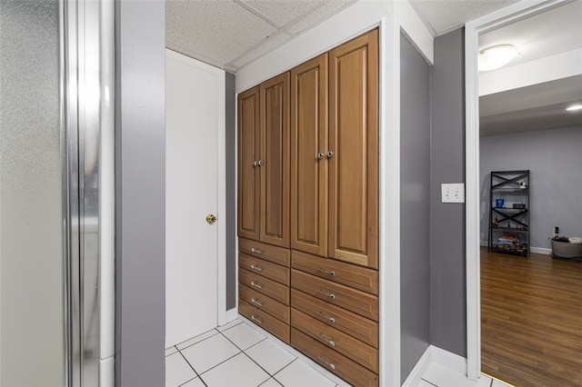 150 Memorial Dr, Pawtucket, RI 02860 - bathroom with baseboards and tile patterned flooring