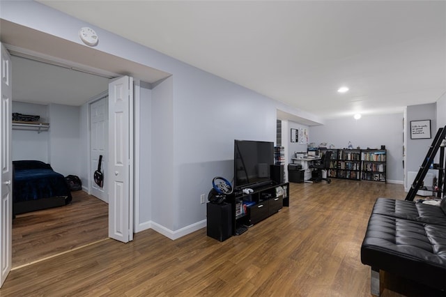 150 Memorial Dr, Pawtucket, RI 02860 - living area with wood finished floors and recessed lighting