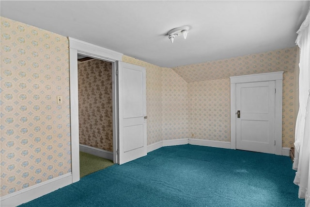8 Tampa St, West Warwick, RI 02893 - unfurnished bedroom with wallpapered walls, carpet flooring, and baseboards