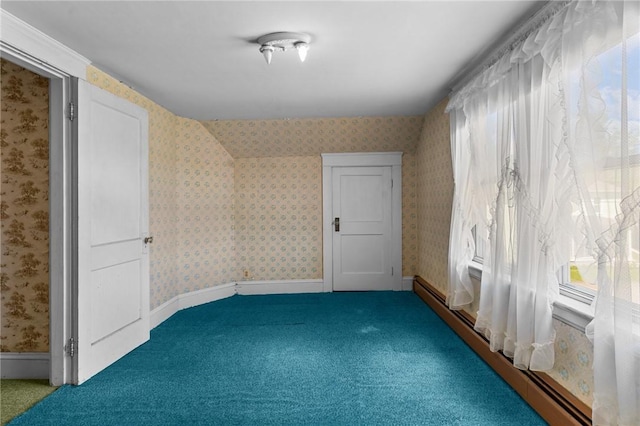 8 Tampa St, West Warwick, RI 02893 - carpeted spare room featuring wallpapered walls