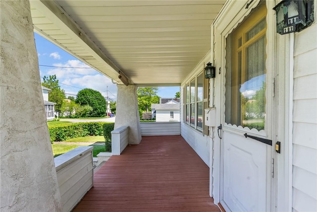 8 Tampa St, West Warwick, RI 02893 - view of wooden porch