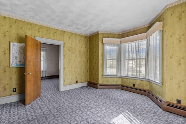 8 Tampa St, West Warwick, RI 02893 - carpeted empty room with baseboards and crown molding