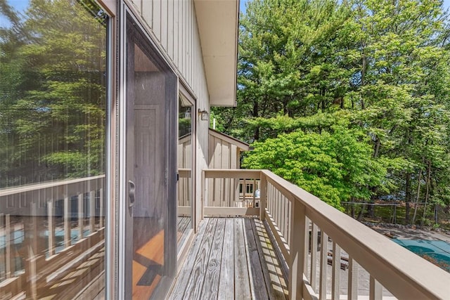 11 Noto Dr, North Providence, RI 02904 - wooden deck featuring view of scattered trees