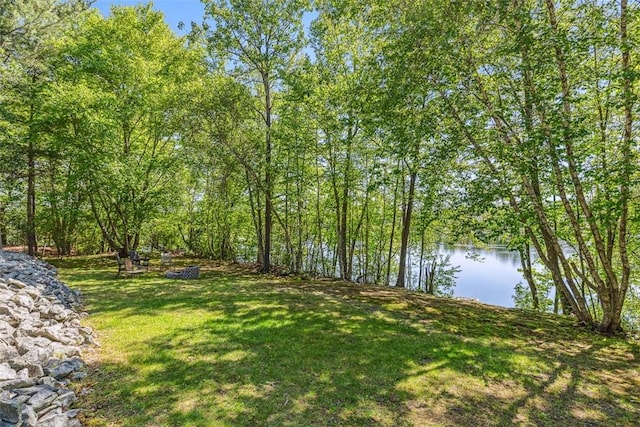 11 Noto Dr, North Providence, RI 02904 - view of green lawn with a water view