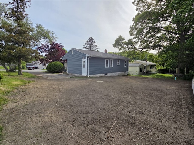119 Evergreen Ave, Tiverton, RI 02878 - view of front facade featuring a chimney