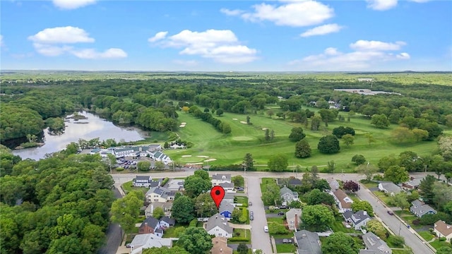 25 King Philip Rd, Pawtucket, RI 02861 - view of property location with a nearby body of water, a heavily wooded area, a golf club, and nearby suburban area