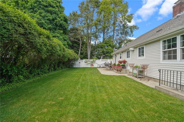 25 King Philip Rd, Pawtucket, RI 02861 - view of yard with a patio area