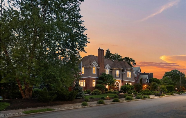 34 Dryden Ave, Pawtucket, RI 02860 - french country inspired facade with a chimney