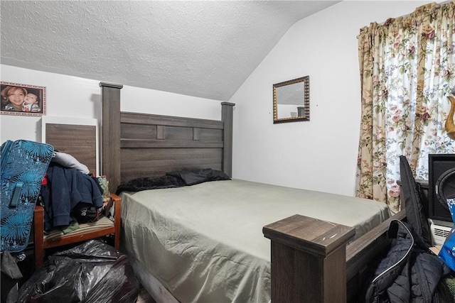 15 Ruggles St, Providence, RI 02908 - bedroom with vaulted ceiling and a textured ceiling
