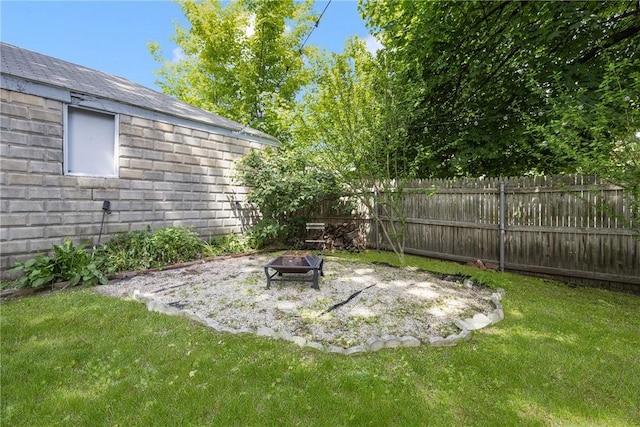 43 Chapin Ave Unit 3, Providence, RI 02909 - view of yard with an outdoor fire pit and a patio area