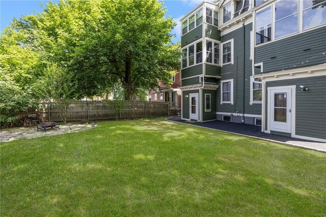 43 Chapin Ave Unit 3, Providence, RI 02909 - view of yard with an outdoor fire pit
