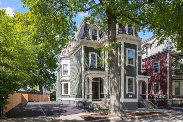 43 Chapin Ave Unit 3, Providence, RI 02909 - view of front of home with mansard roof