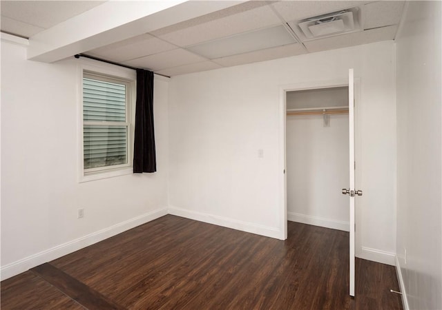 413 High St, Bristol, RI 02809 - unfurnished bedroom with wood finished floors and a closet