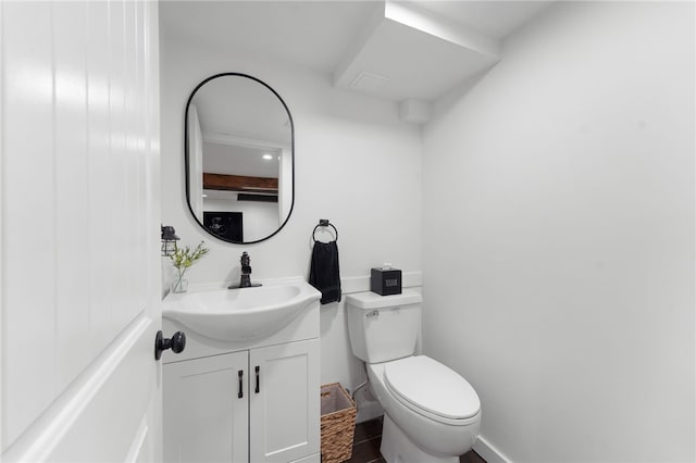 23 Revere St, Pawtucket, RI 02861 - half bath with vanity and toilet
