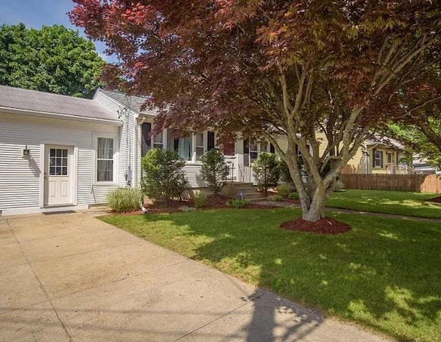 9 Elm St, North Providence, RI 02911 - view of property hidden behind natural elements