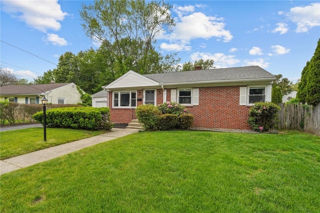 156 Davis Ave, Cranston, RI 02910 - view of front facade featuring brick siding and a chimney
