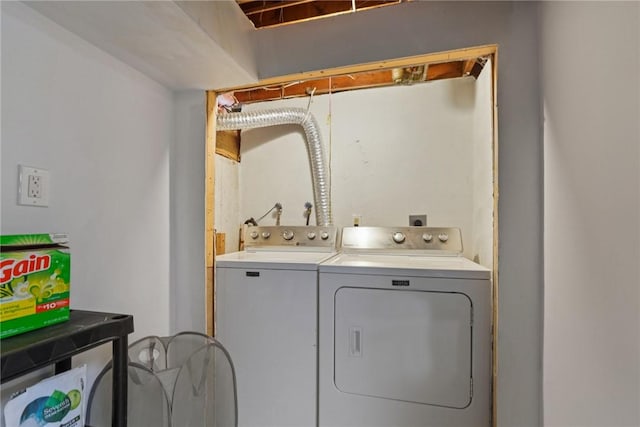 156 Davis Ave, Cranston, RI 02910 - laundry area with separate washer and dryer