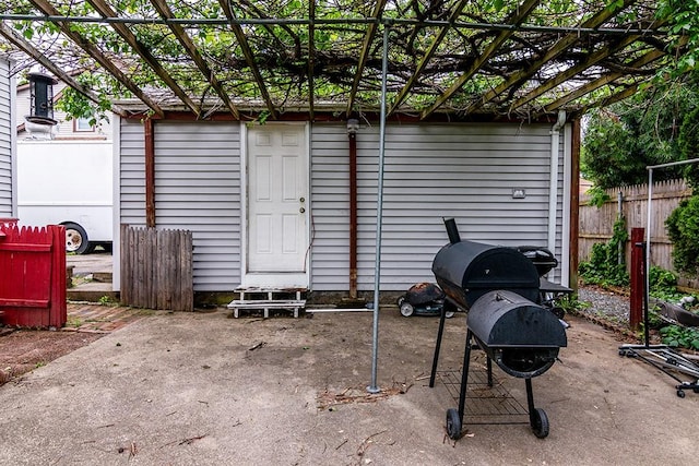 85 Herschel St, Providence, RI 02909 - view of outbuilding featuring a pergola