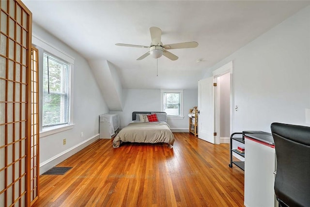 796 Pontiac Ave, Cranston, RI 02910 - bedroom featuring wood finished floors, baseboards, and a ceiling fan