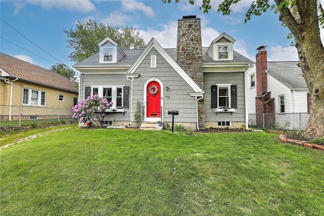 796 Pontiac Ave, Cranston, RI 02910 - view of front of home featuring a chimney and entry steps