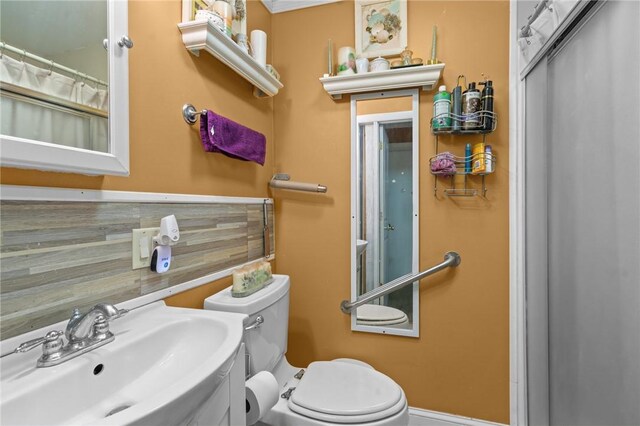 43 Dexter St, Woonsocket, RI 02895 - bathroom featuring a sink and toilet