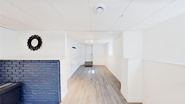 370 Ring Ave, Warwick, RI 02888 - hallway featuring wood finished floors and baseboards