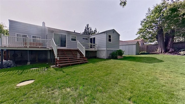 370 Ring Ave, Warwick, RI 02888 - rear view of property with stairs and a deck