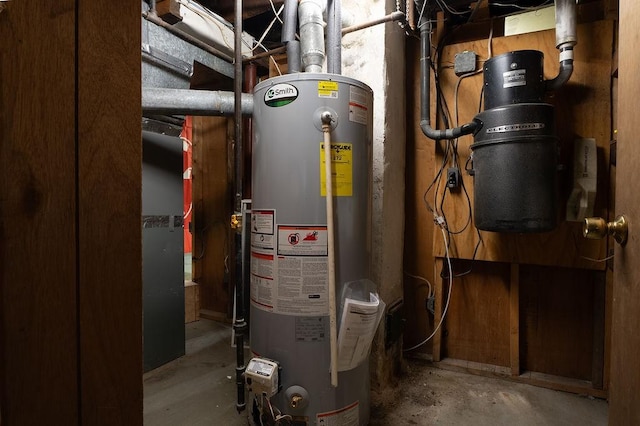 254 Jenckes St, Woonsocket, RI 02895 - utilities featuring gas water heater and a central vacuum unit