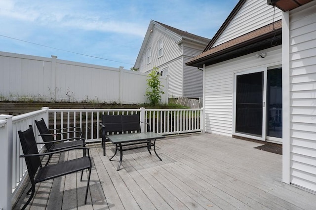254 Jenckes St, Woonsocket, RI 02895 - view of wooden deck