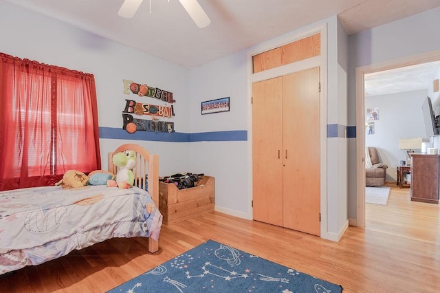 254 Jenckes St, Woonsocket, RI 02895 - bedroom with wood finished floors and ceiling fan