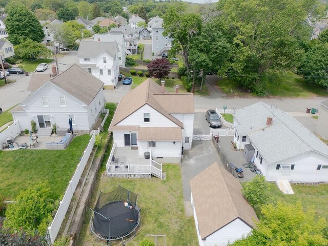 254 Jenckes St, Woonsocket, RI 02895 - aerial perspective of suburban area