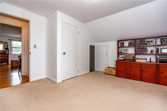 170 Pilgrim Pkwy, Warwick, RI 02888 - bonus room featuring light carpet, lofted ceiling, and baseboards
