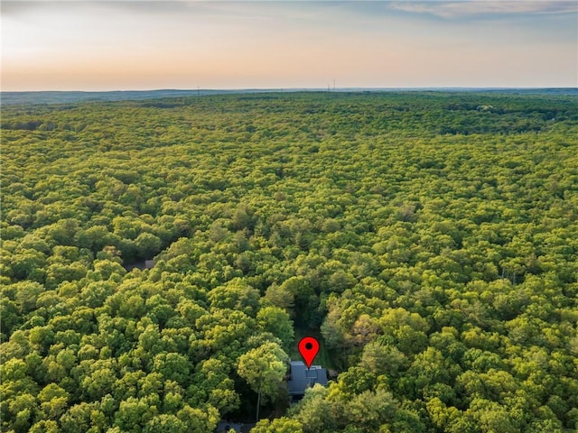 511 Central Pike, Scituate, RI 02857 - aerial view at dusk of a wooded view