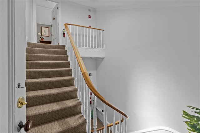4 Red Cross Ave Unit 4, Newport, RI 02840 - stairway with ornamental molding