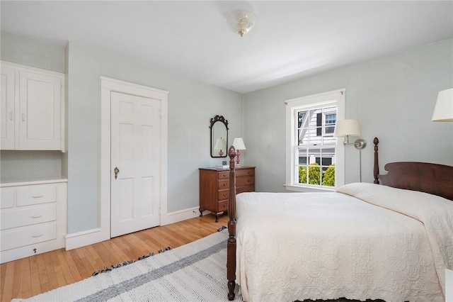 47 Lyndhurst Ave, Providence, RI 02908 - bedroom featuring light wood-style flooring and baseboards