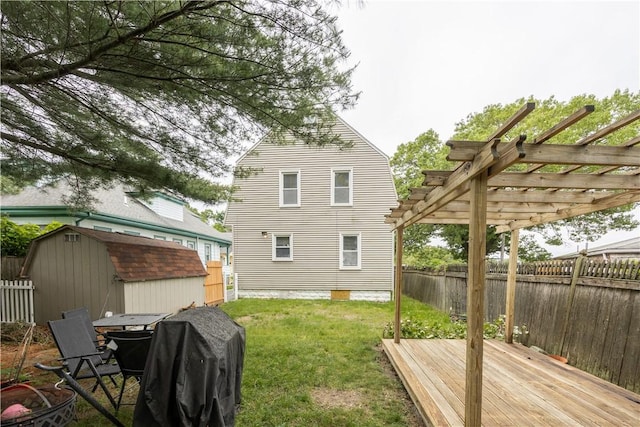 16 Malvern Ave, Cranston, RI 02905 - view of yard with a pergola and a deck